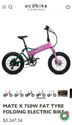 Mate X 750W FOLDABLE ELECTRIC BIKE SPECIAL EDITION UNICORN 