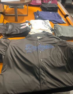 Dodgers black jersey 6XL