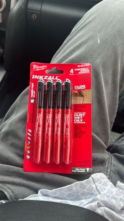 Milwaukee INKZALL Fine Point Markers 4-Pack