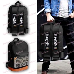 Mugen Power Black Harness Adjustable Shoulder Straps JDM Recaro Racing Backpack -(1-BP-RECARO-B-MUG-BKS