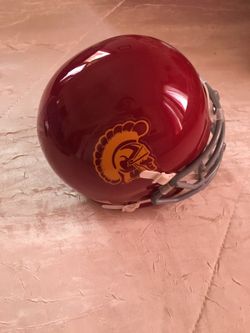 USC MINI HELMET SIGNED