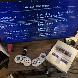 Super Nintendo NES w/ 2 controllers $120 firm no trades, pickup Inman SC or can ship, no games included, tested works great, AV cable included, I sale