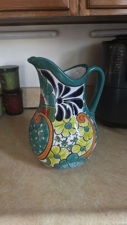 Colorful pitcher