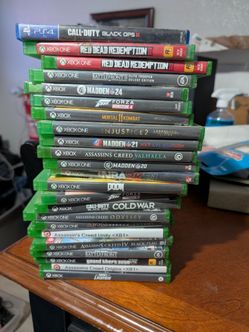Xbox one X games, listed in pic and I will update as they sell