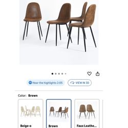Chairs Set of 4