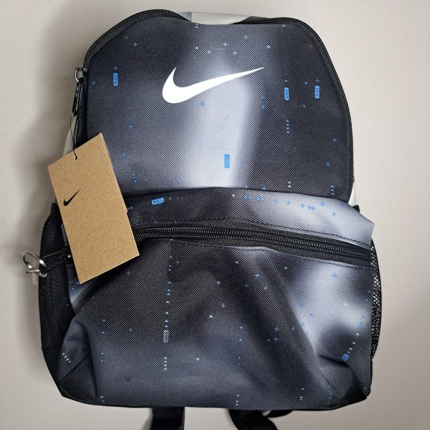 Nike Brasilia Just Do It Mini Black Galaxy Glow In The Dark Backpack