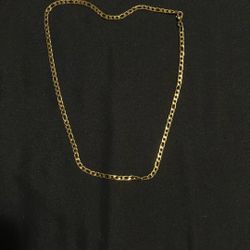 18k Gold Chain With Cross