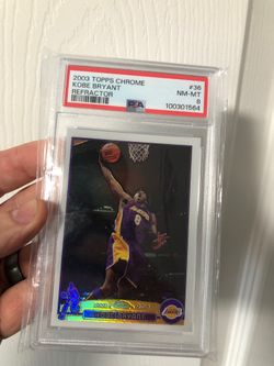 Kobe Bryant Topps chrome refractor