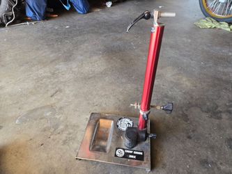 Bicycle wheel truing stand