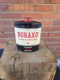 Vintage Boraxo Powdered Hand Soap Tin
