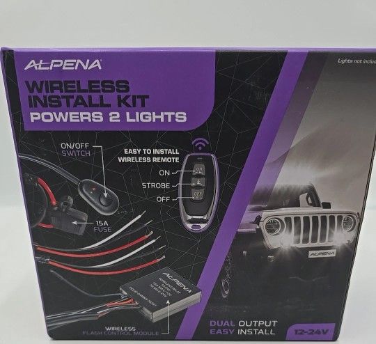 Alpena Wireless Installation Kit Power 2 Lights, Model 78391