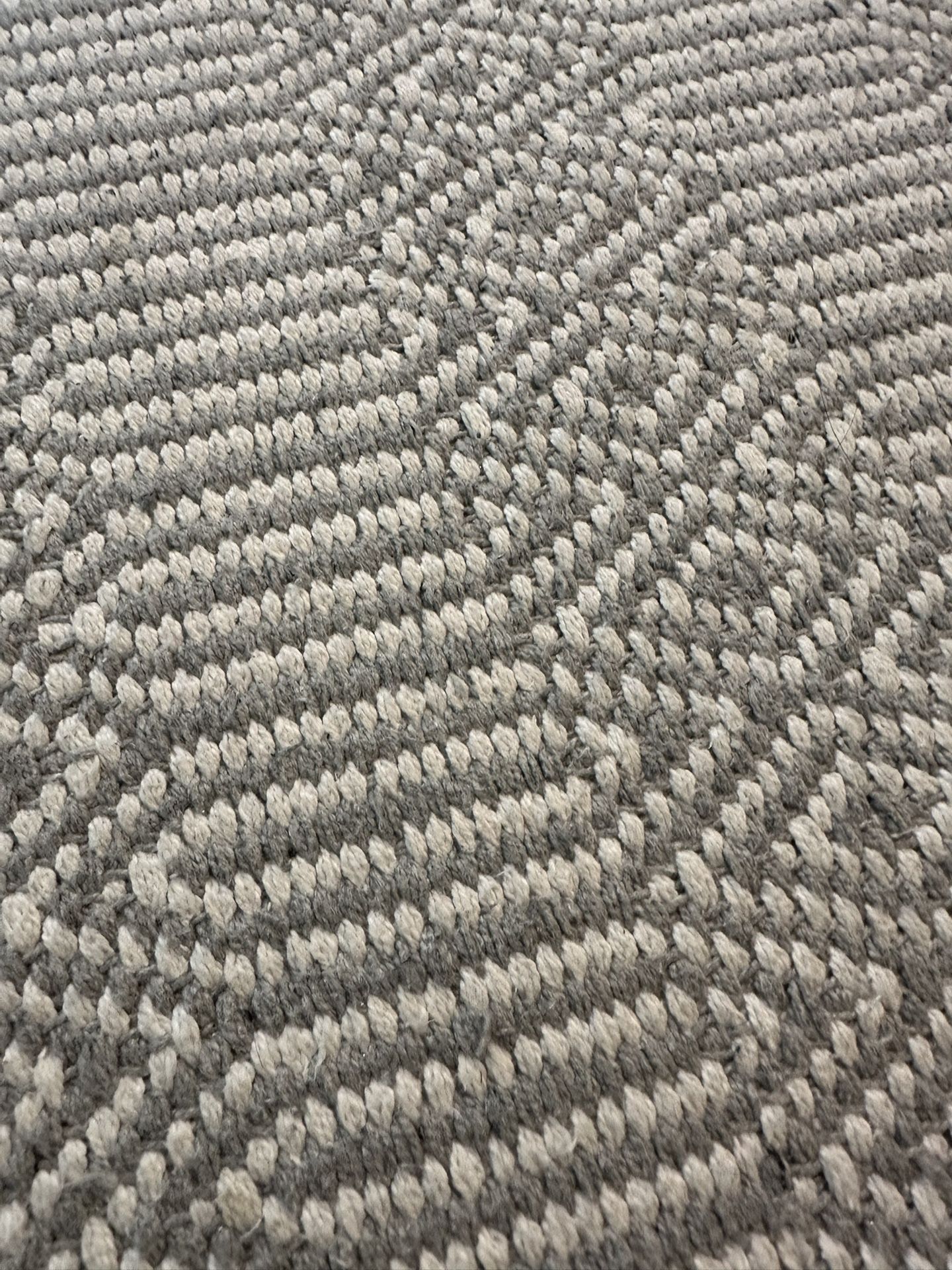 Hook & Loom Cotton Rug - Grey/White - 8' x 10'