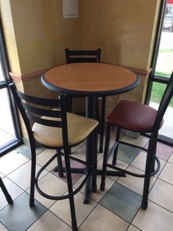 2 Chairs One Table perfect Condition