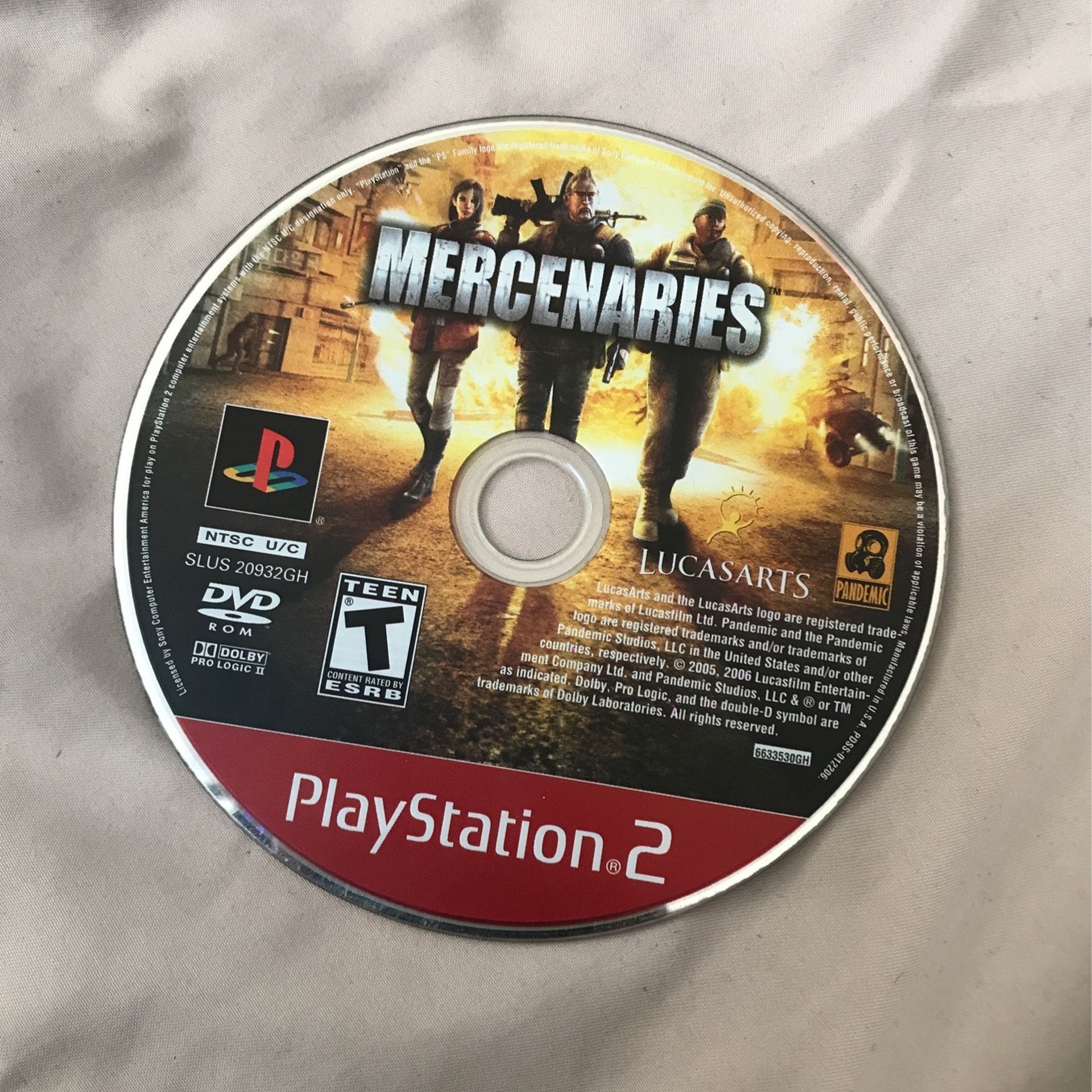 Mercenaries Playstation 2