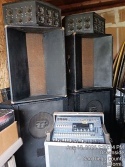 3000 watt 10 speaker outdoor PA