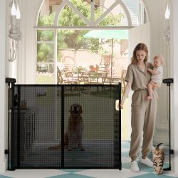 Luvcoo Extra Tall Retractable Baby Dog, & Child Gate