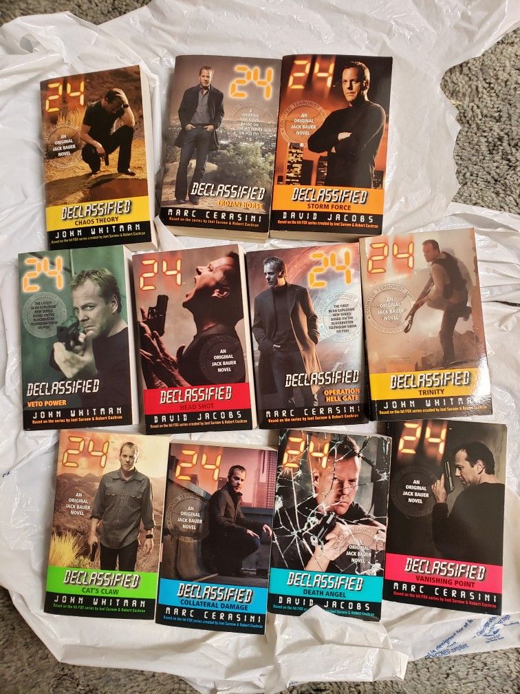 Book Set Of 24 Declassified Novel Series Like Hnew