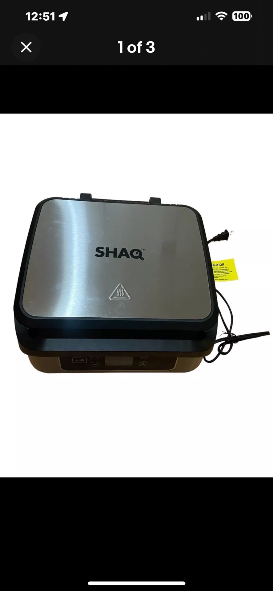 SHAQ O'NEIL 3-1 GRILL'N PRESS