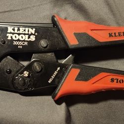 Klein Tools 3005CR Ratcheting Crimper 10-22 Awg Insulated Terminals 