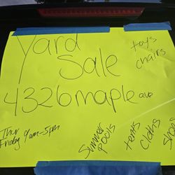 Yard Sale 