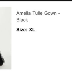 Black Gown- XL
