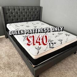 NEW QUEEN MATTRESS ONLY $140