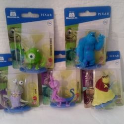Monsters Inc Pixar Toys Lot Of 5
