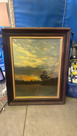 Vintage oil painting