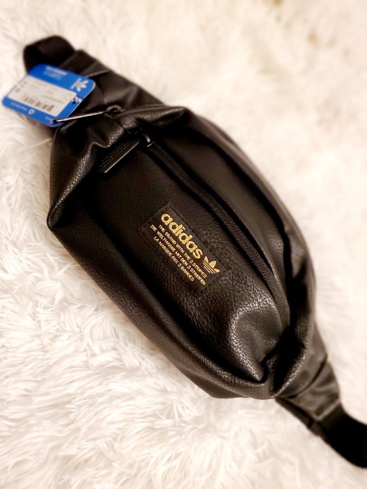 Adidas Originals Fashion Waist Pack crossbody Bag Fanny Pack Leather