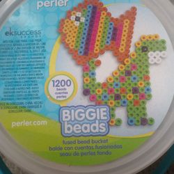 Perler Biggie beads bucket
