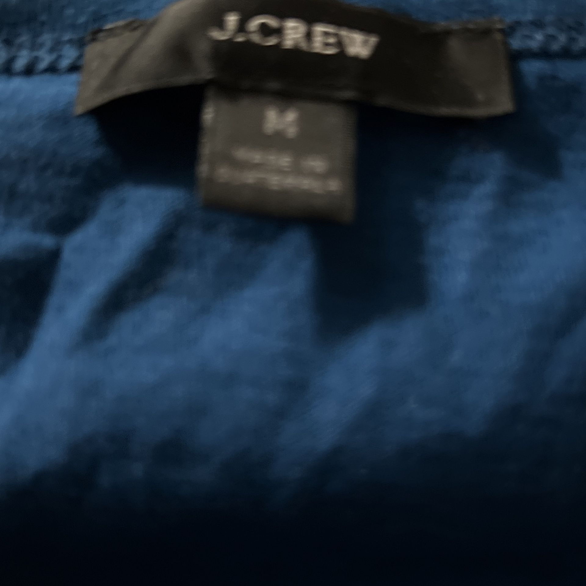 Nice! Soft! Cotton Blue Shirt Dress By JCREW