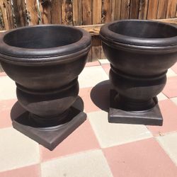 New Flower Pots Made Out Of Cement 
