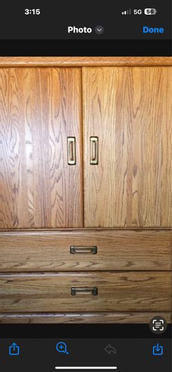 Solid Oak Wood Cabinet must go 40.00