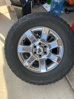 Chrome 6 Lug wheels off of a 2014 F150