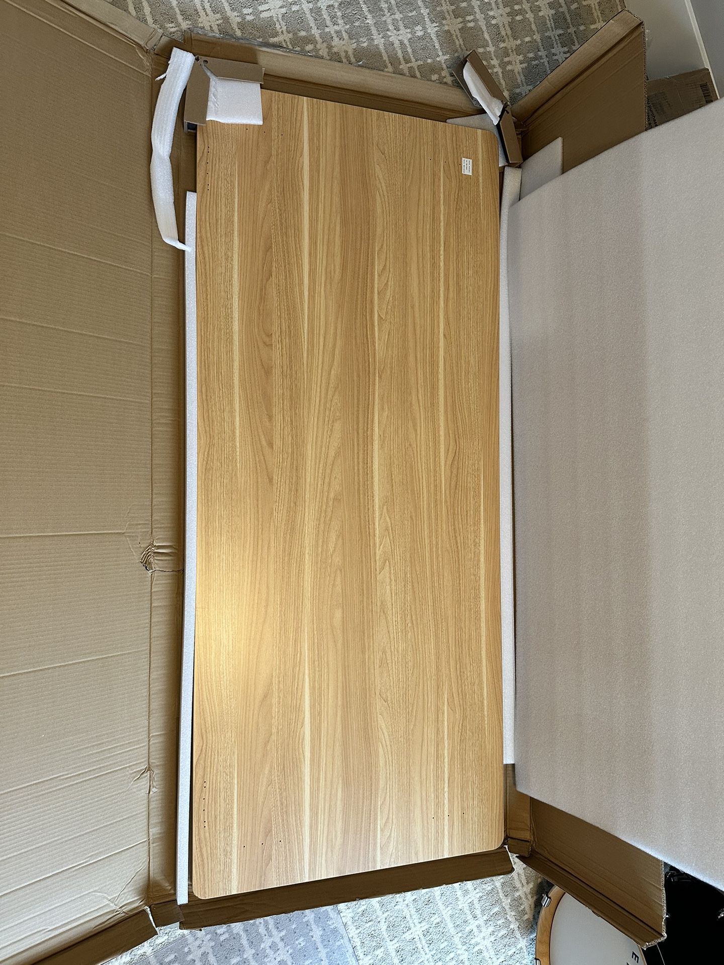 Flexispot Maple Chipboard Desk Top Only 72”x30” (New)