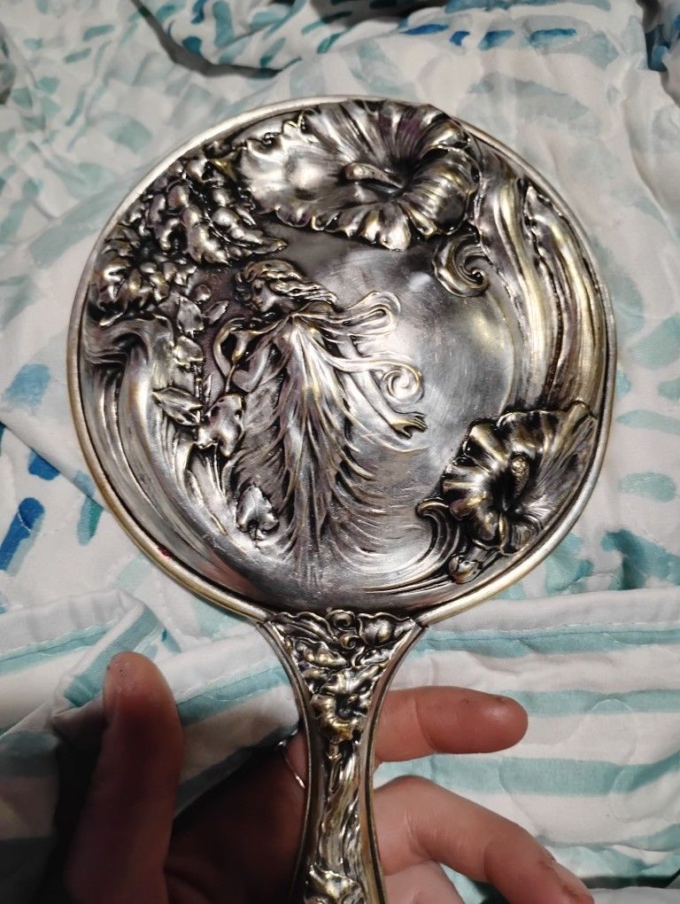 Fairy Vintage Mirror From 1930s