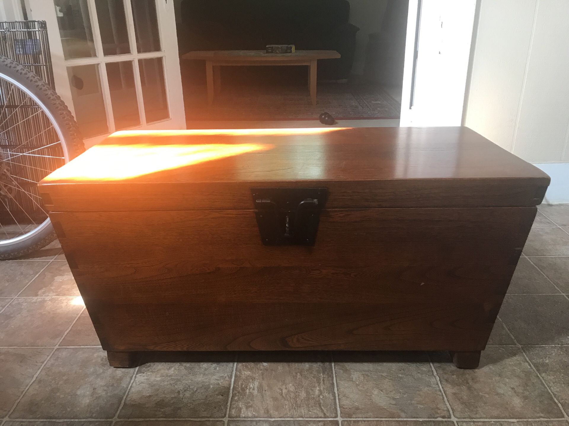 Moving Sale: Pottery Barn Cairo Trunk