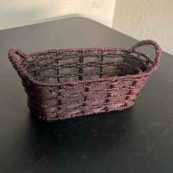 Small Rustic Woven Basket