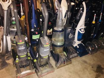 Working Carpet Shampooers