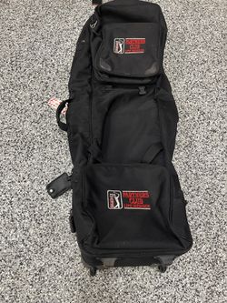 PGA Tour Partners Club Life Member Wheeled Soft Sided Golf Club Travel Bag Black