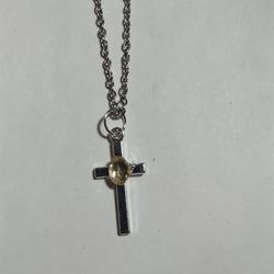 citrine cross necklace 