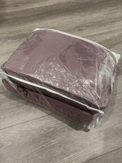 Queen Size 7-Piece Premium Bed-in-a-Bag Set – rich dark rose 007