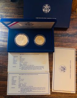 1986 Liberty Silver Dollar Proof Set Coins