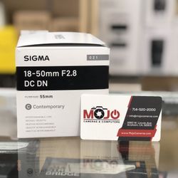 Sigma 18-50 F/2.8