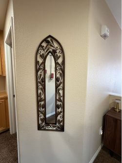 Wall mirror/ bronze and gold