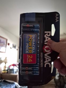 RAYOVAC AAA BATTERY'S