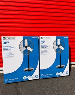 New! High Velocity 30” Pedestal Fan