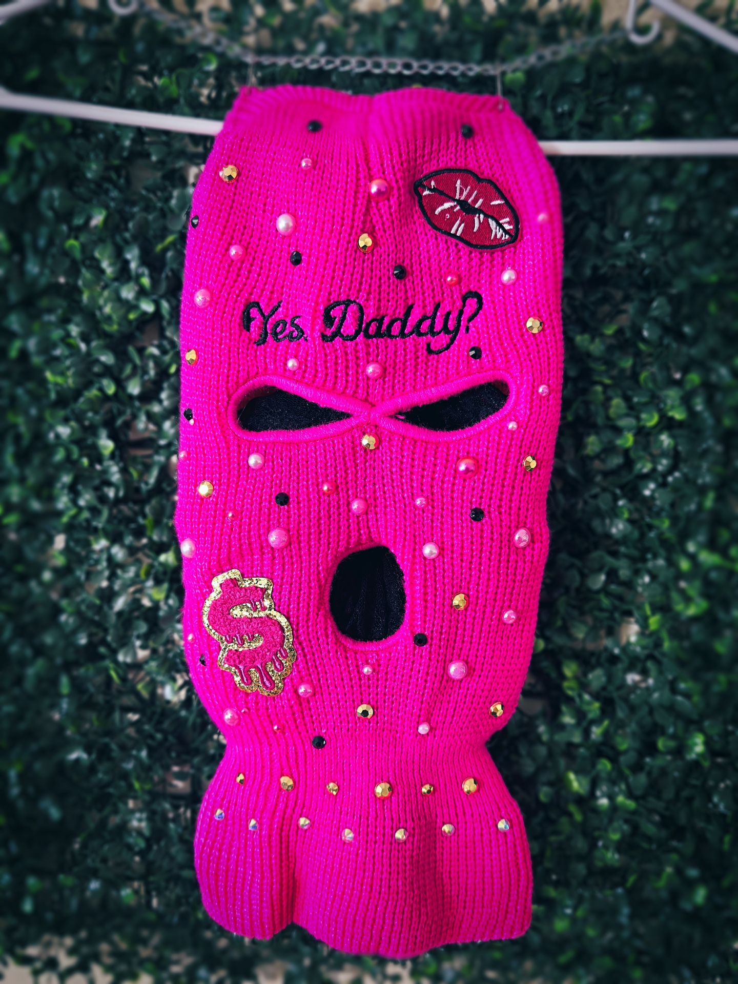 Barbie Themed Exotic Ski Mask Hot Pink