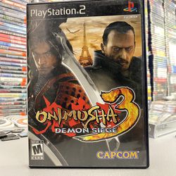 Onimusha 3: Demon Siege (Sony PlayStation 2, 2004)  *TRADE IN YOUR OLD GAMES/TCG/COMICS/PHONES/VHS FOR CSH OR CREDIT HERE*