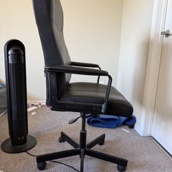 IKEA MILLBERGET Office Chair – Black, Adjustable, Comfortable